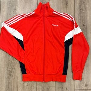 Adidas Men's Originals Challenger CLR84 Track Jacket - Red/Black/White - M
